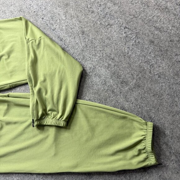 Nike Dri-FIT Challenger Woven Running Pants Men M Green 27" Ankle Zip Tapered - Picture 2 of 16